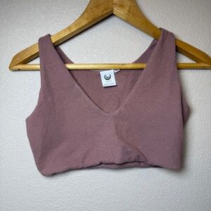 Lazuli Label Mauve Crop Bra Women's S